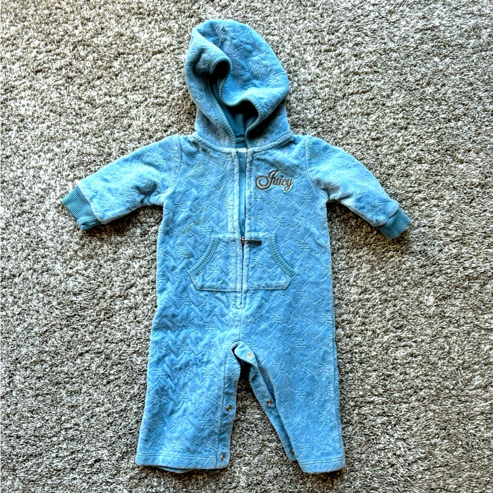 Juicy couture baby jacket sz 3-6 months EUC